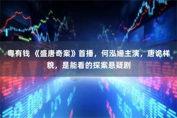 粤有钱 《盛唐奇案》首播，何泓姗主演，唐诡样貌，是能看的探案悬疑剧